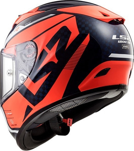 Casco Moto Ls2 323 Arrow Carbono Sting Cuota En Devotobikes