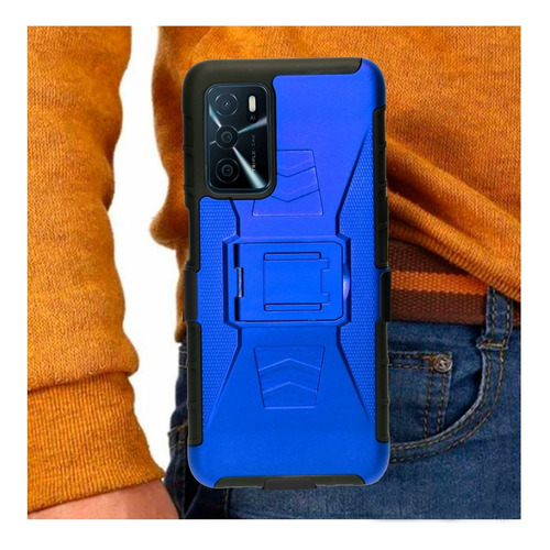 Imagen 9 de 9 de Funda Uso Rudo 3 En 1 Colores Oppo A16 4g A56 5g
