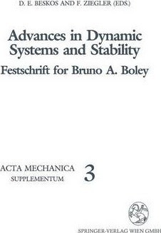 Advances In Dynamic Systems And Stability - Dimitri E. Be...