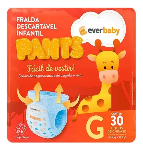 Fralda Ever Baby Modelo Pants