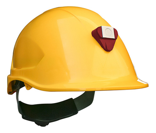 Casco Mta Abs Portalámpara Amarillo