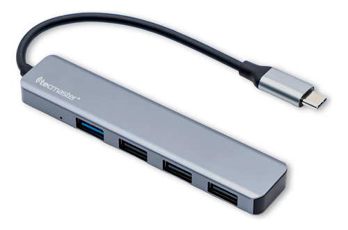 Hub Usb Tipo C 3.0 High Speed Aluminium Pro 4 Puertos