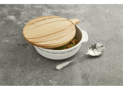 Mud Pie, Juego De Cacerola De Frijol Blanco, Verde Y