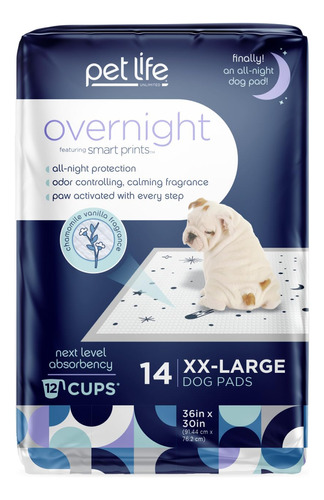 Pet Life Unlimited Smart Prints Xxl Overnight - Almohadillas