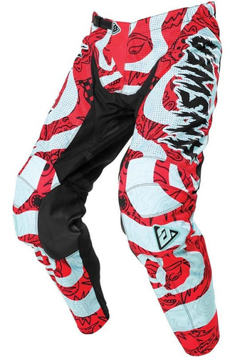 Pantalon Moto Mx Answer Arkon By Mute On Rosado