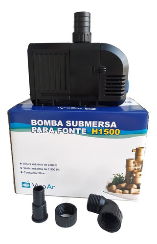 Motor Bombas Para Fonte H1500 Vigoar Cascata Aquario Lago 110V