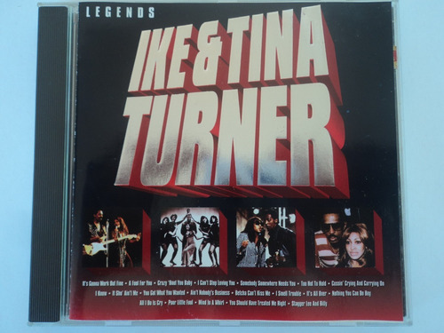 Cd-ike & Tina Turner:legends-importado(london):blues,rock