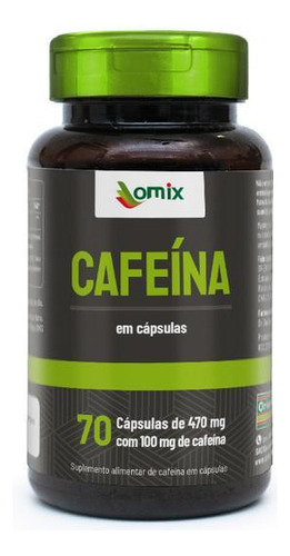 Cafeína - 70 Cápsulas