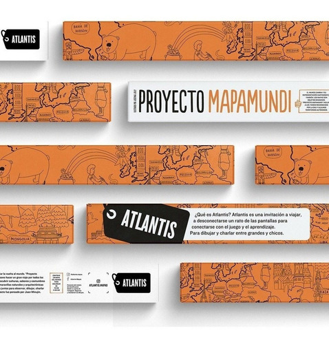 Atlantis Mapa Mundi Para Pintar Minujin Giro Didáctico