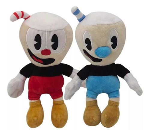 Peluche Hermanos Cuphead -mugman 25 Cm 