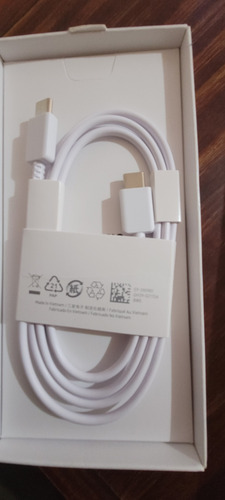 Caja De Celular Galaxy A 15 Con Cable Usb Blanco