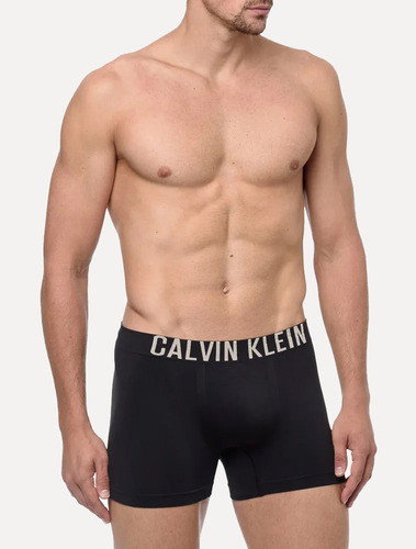 Cueca Calvin Klein Trunk Intense Power Seamless Eco Preta