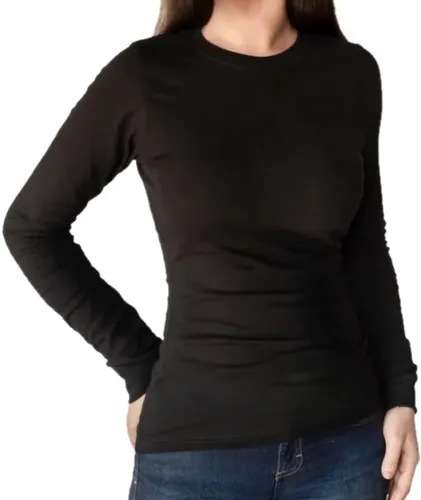 Enredo Médico transferir Playera Negra Manga Larga Mujer | MercadoLibre 📦