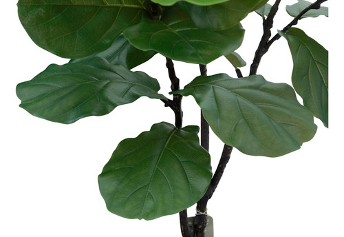 Árbol Artificial Ficus Pandurata, Planta Decorativa Hogar Sin Maceta