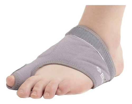 Corrector De Juanete Hallux Nocturno De Lujo Marca Blunding Color Gris Oscuro Talla Mi138-i-m Mediano Izquierdo 22-24cm