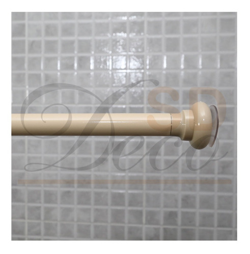 Barral Cortina De Baño Extensible De 1 A 2 M - Mercado Envío
