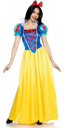 Leg Avenue Women's 2 Piece Classic Snow White Costume