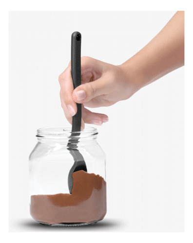Cuchara Dreamfarm Con Medidor 3 En 1 Bpa Free Resist 260°c Mango Negro