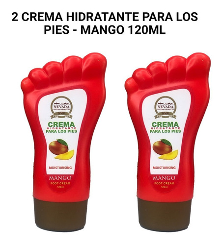2 Crema Hidratante Para Los Pies - Mango 120ml