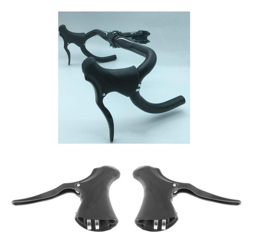 1 Manetas De Freno For Bicicleta De Carretera, Color Negro