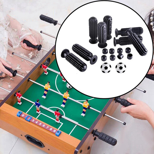 8 Piezas De Empuñaduras De Futbolín Con Tapón Final Para Fut