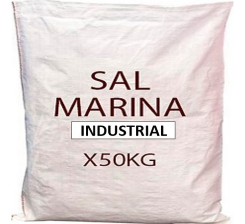 Bulto De Sal Marina Industrial 50 Kilos