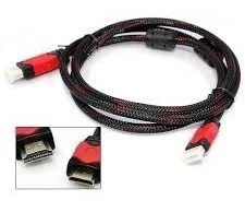 Imagen 2 de 4 de Cable Hdmi A Hdmi 1,5 Mts Mallado - Tv Notebook V 1.4