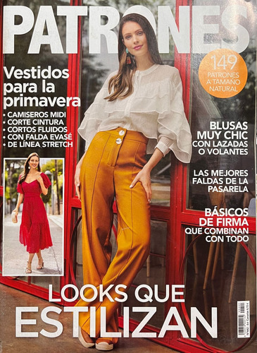 Revista Patrones Costura Con Moldes Española Moda Diseño