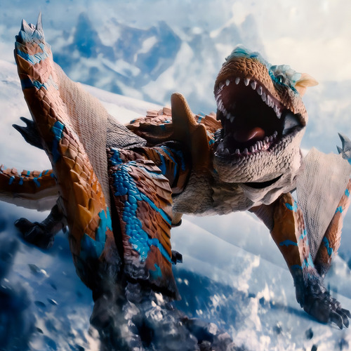 Figura De Acción Tigrex Articulada Tigrex De Bandai S.h. Monsterarts
