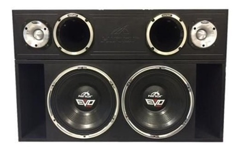 Imagem 5 de 5 de Caixa Box Trio Evo 550 1550w Rms Trio Som Automotivo