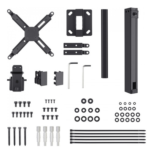 Imagen 6 de 6 de Soporte De Techo O Pared Para Proyector Negro