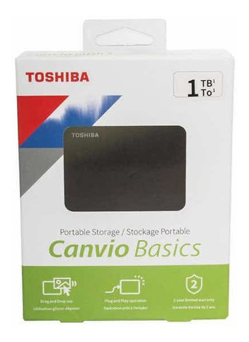 Disco Duro Externo Toshiba Canvio Basics Usb 3.0 1tb