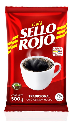 Cafe Molido Sello Rojo 500 Gr