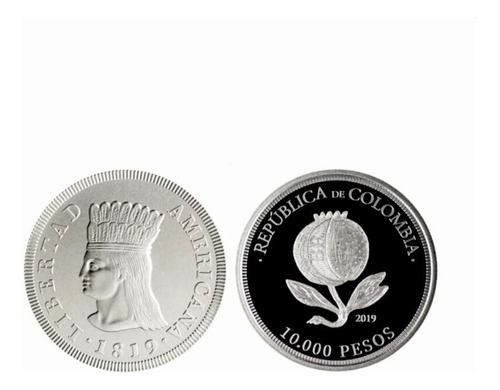 Moneda 10000 Pesos Bicentenario Colombia, Conmemorativa