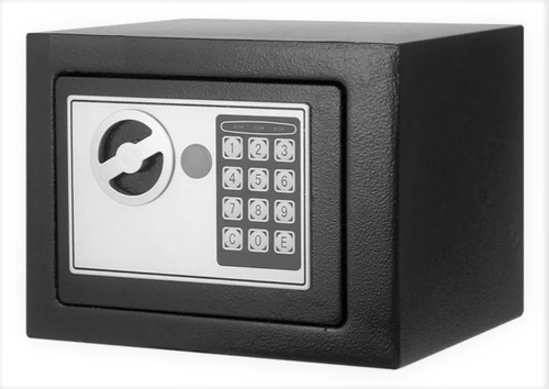 Imagen 1 de 6 de Caja Fuerte Digital E17 Silver Shadow Teclado Digital+llaves
