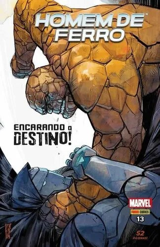 Homem De Ferro: Encarando O Destino!, De Brian Michael Bendis. Série Homem De Ferro - 1ª Série, Vol. 17. Editora Panini, Capa Dura, Edição 13 Em Português, 2018