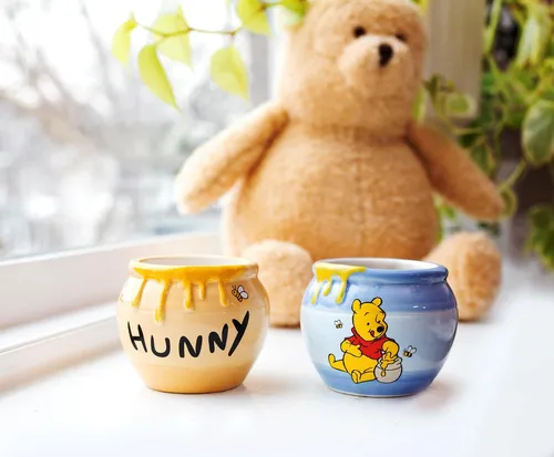 Minijuego De Vasos Winnie The Pooh Hunny Pot De Cerámica De