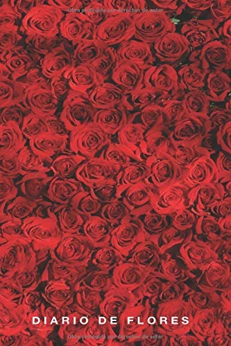 Diario De Flores (floral Rosa Roja Diario De Gratitud Spanis