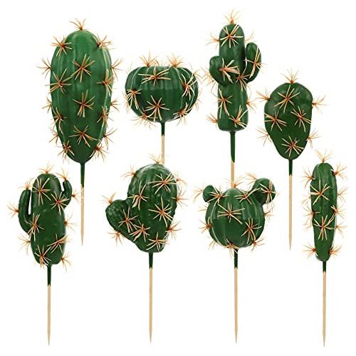 8 Piezas De Cactus Artificial Falso, Selección De Cact...