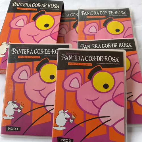 A Pantera Cor De Rosa Coleção Clássica Box Original 5 Dvds 