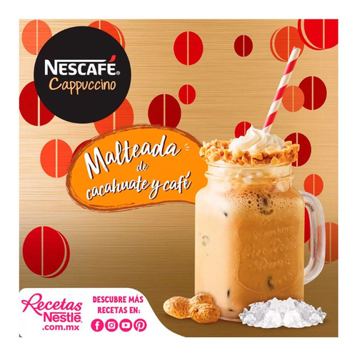 Café instantáneo capuchino Nescafé Cappuccino Original Capuccino Cappuccino sobre 20 g 30 u pack x 30