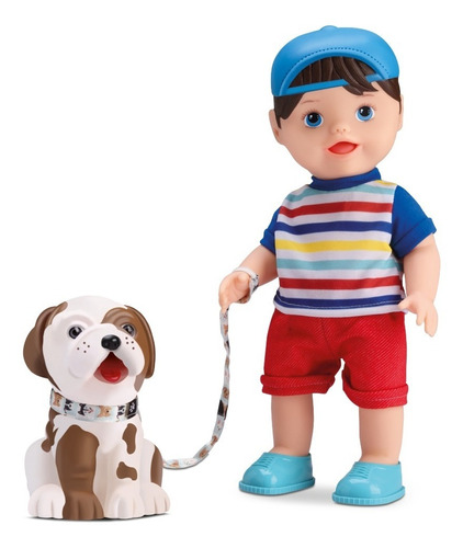 Boneca My Little My Pet Boy- Come E Faz Caquinha- Divertoys 