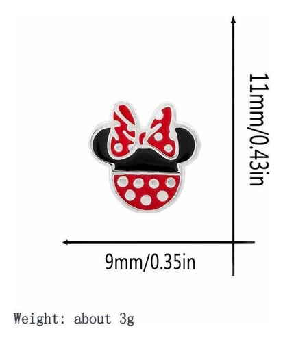 C Aros Importados Minnie O Mickey Mouse Acero Quirúrgico