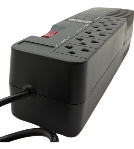 Imagen 5 de 5 de Regulador Automático De Voltaje 990va 6 Tomas Unitec