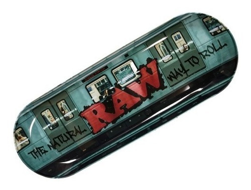 Bandeja De Armado Raw Metal Tray Skate Graffiti - Ramos Grow