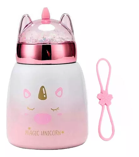 Termo Unicornio Rosa 200 ml Little Lovely.