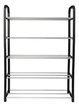 Comprar Zapateras De 5 Niveles Para 10 Pares Organizador 70x42x19 Cm Armable Negro Rack Organizador Para Espacios Alta Calidad Everest
