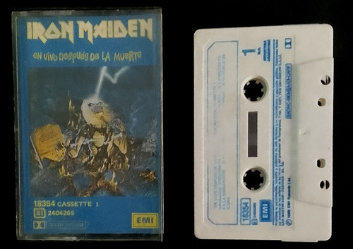 Iron Maiden- En Vivo Despues De La Muerte -cassette- 1985
