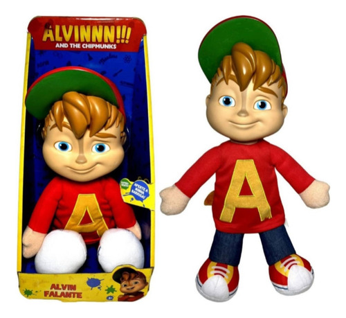 Boneco Esquilo Alvin Falante Fala Frases - Fisher Price