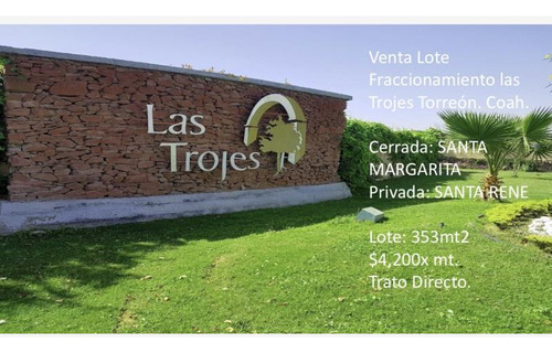 Terreno En Venta En Las Trojes